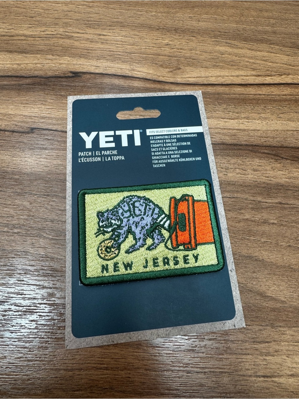 Yeti Jersey Raccoon patch